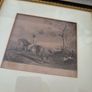 Set of Four Framed Antique English Horse and Hunting Image 3