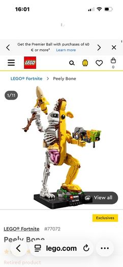Lego Fortnite Peely Bone