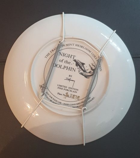 Franklin Mint Limited Edition Fine Porcelain Decorative Plate