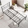 3ft Single Bed Frame with Headboard,Solid Slatted Bed Base Image 4