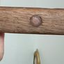 antique XL butcher meat cleaver  stamped FR Image 8