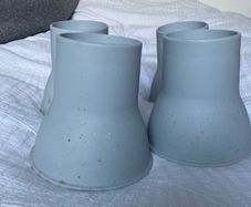 Elephant Feet Furniture Raisers (14cm, grey)
