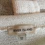 RI White Split Hem Sheer Jumper New Image 6