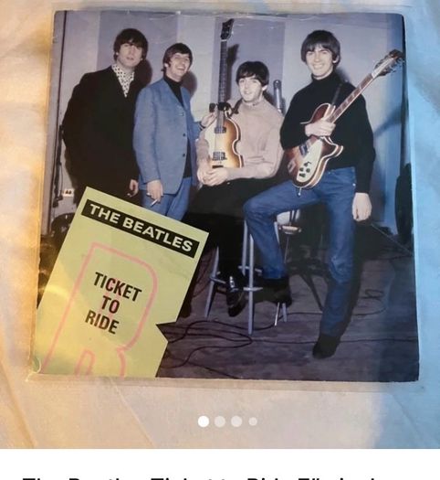the Beatles Ticket to ride 7" vinyl