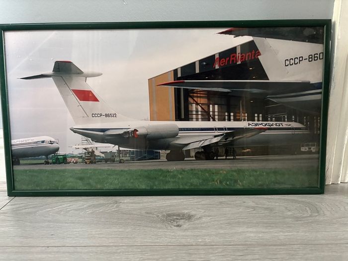 Framed Photo Aeroflot Il-62