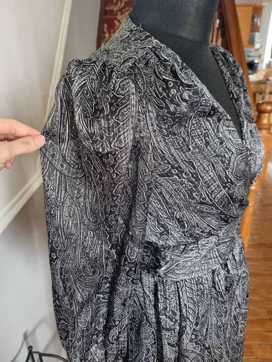 Zara silver/grey maxi