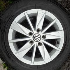 15" Genuine Vw Alloys with tyres
