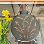 Vintage Mid Century Wormser Terra Sigillata Ceramic Hanging Wall Vase West Germany Image 3