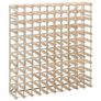 Wine Rack for 120 Bottles Solid Pinewood Image 2