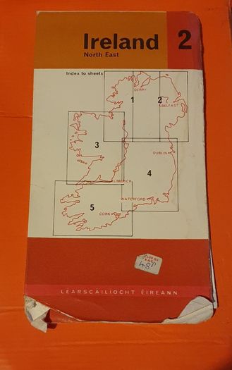 Map of north east Ireland