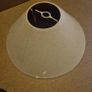 2 x large cream lamp / light shades Image 2