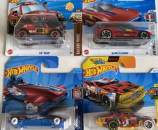 Lil Roar, Alpha Pursuit, Ice Shredder, Speed Bump - Hot wheels