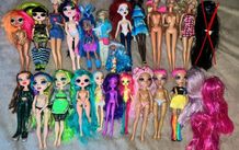 Large Fashion Dolls Bundle Rainbow High Barbie LOL OMG Bratz