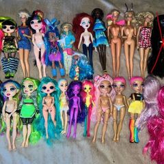 Large Fashion Dolls Bundle Rainbow High Barbie LOL OMG Bratz