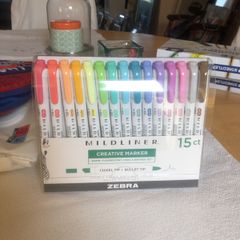 Zebra mild liner markers x 15