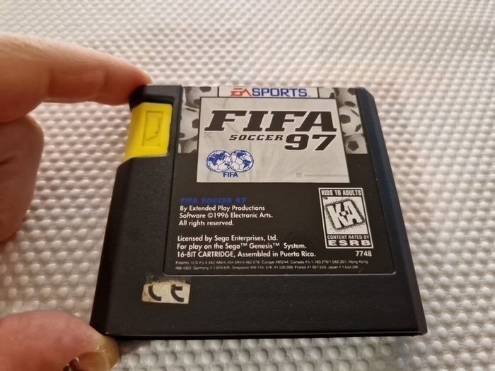 Fifa 97 Mega Drive Original Game Arcade Retro Games