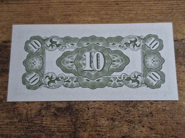 Japan, 10 Cents banknote, 1942, Occupation of Malaya, uncirculated - free standard postage