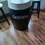 Guinness barrel table with 4 matching stools Image 8
