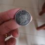 1909 Belgium Silver Two Frank Coin Image 2