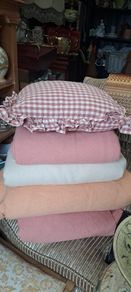4 X Antique Wool Blankets 25 Each