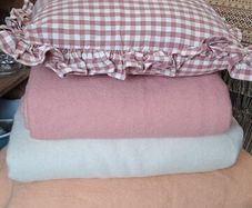 4 X Antique Wool Blankets 25 Each