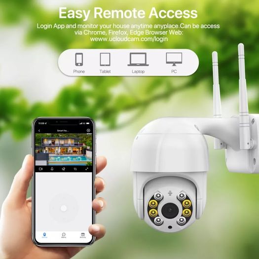 8mp Real 4k Wifi Camera Outdoor Ptz Ip Calving Speed Dome Cctv Security Cameras Home Farm Full Kit