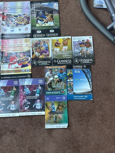 GAA hurling programmes