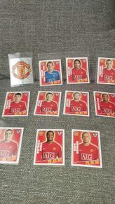 Manchester United Football Cards / Topps Total Football Stickers