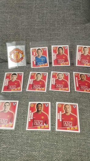 Manchester United Football Cards / Topps Total Football Stickers