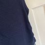 Grace & Mila Knit Sleeveless Navy Jumper with Tie Detail at the Side Size M Medium Image 3