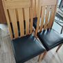 Solid wood table & chairs Image 9