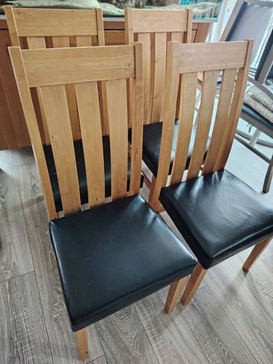 Solid wood table & chairs