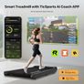 Walking Pad with Incline 3 in 1 Under Desk Treadmill for Home and Office 2.5 HP Walking Treadmill 300 Lbs Portable Incline treadmills with LED Display Remote Control & APP Image 6
