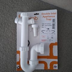 Double Inlet Appliance Trap
