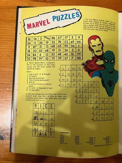 Vintage annual: 'Marvel ' 1967