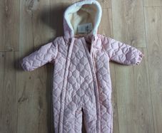 Next Baby pramsuit - new- pink - baby girl