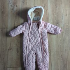Next Baby pramsuit - new- pink - baby girl