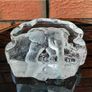 Mats Jonasson Glass Elephant Sculpture Image 3