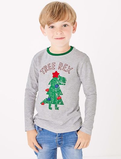 M&S dinosaur t-shirt, size 3-4y