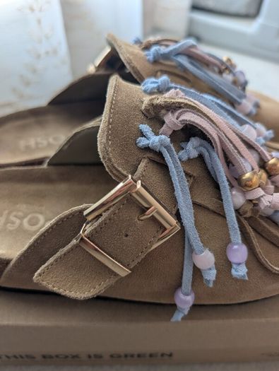 Suede sandals new