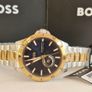 BOSS Men's Troper Automatic (42mm) Blue Dial / Two-Tone Stainless Steel Bracelet 1514201 Image 7