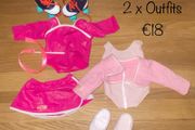 Our Generation Doll's X 2 sets ballet &amp; gymnastics