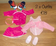 Our Generation Doll's X 2 sets ballet & gymnastics
