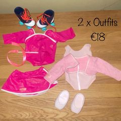 Our Generation Doll's X 2 sets ballet & gymnastics