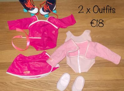 Our Generation Doll's X 2 sets ballet & gymnastics