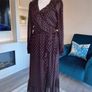 Michael Kors Polka Dot Georgette Wrap Dress - Size XS UK 6 / EU 34 Image 4