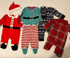 Christmas outfits and sleep suits