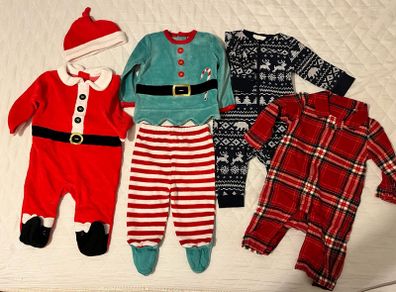 Christmas outfits and sleep suits