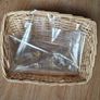 New - A Strong Wicker Type Basket - Christmas Hamper Type plus Outer Wrap - Read Carefully Image 2
