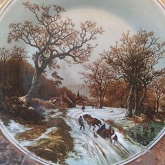 landscape in Winter display Plate